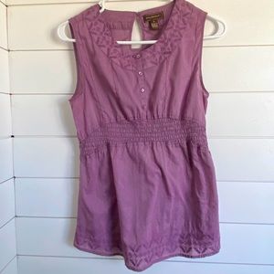 Bit & Bridle purple sleeveless top